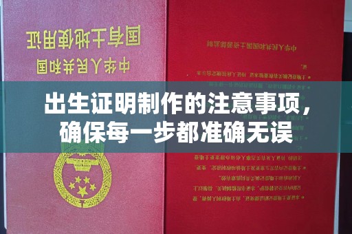阆中出生证明制作的注意事项，确保每一步都准确无误