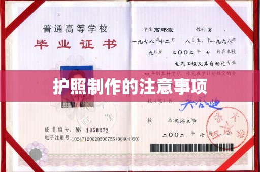阆中护照制作的注意事项