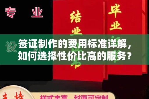 阆中签证制作的费用标准详解，如何选择性价比高的服务？