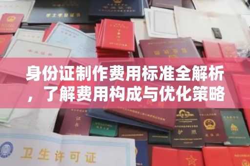 阆中身份证制作费用标准全解析，了解费用构成与优化策略