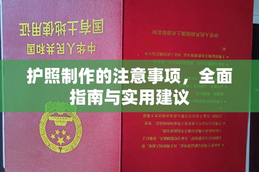阆中护照制作的注意事项，全面指南与实用建议